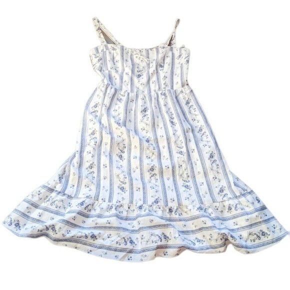 Reformation Dresses & Skirts - Reformation Maegan Linen Dress Retrofete White Floral 100% Linen Midi